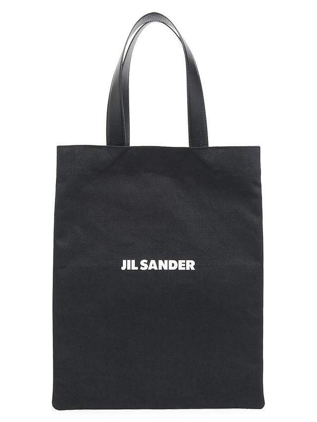 Mens Book Medium Canvas Logo Tote Product Image