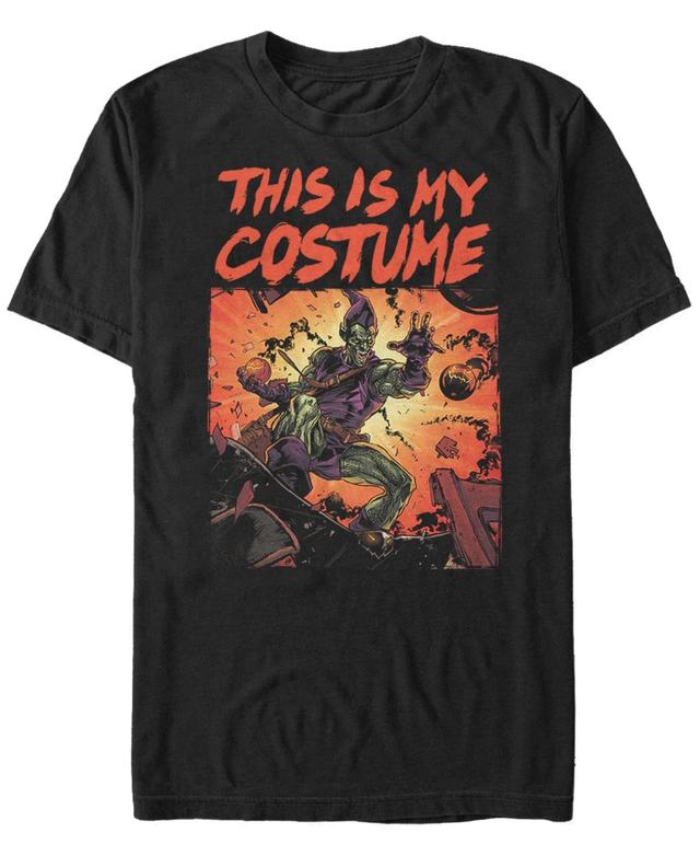 Marvel Mens Classic Green Goblin Halloween Costume Short Sleeve T-Shirt Product Image