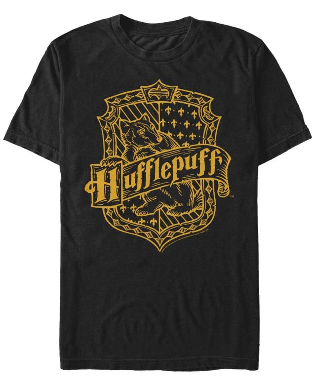 Fifth Sun Mens Hufflepuff Crest Short Sleeve Crew T-shirt Product Image