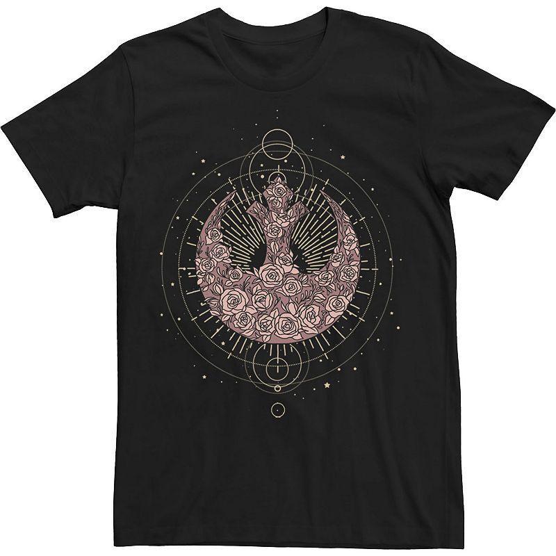 Mens Star Wars Celestial Rose Rebel Tee Product Image