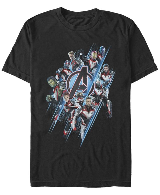 Mens Marvel Avengers Endgame Suited Up Group Tee Product Image