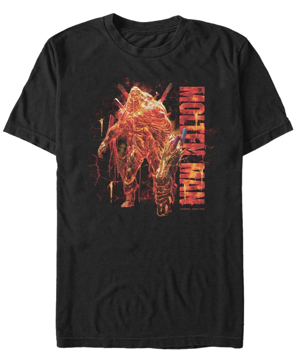 Marvel Mens Spider-Man Far From Home Molten Man, Short Sleeve T-shirt Product Image