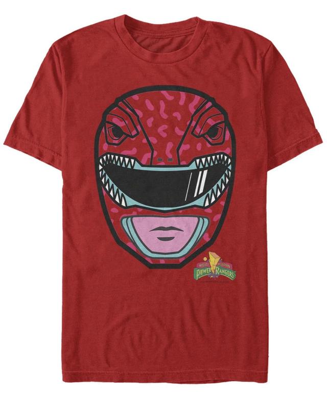 Mens Power Rangers Red Ranger Big Face Tee Product Image