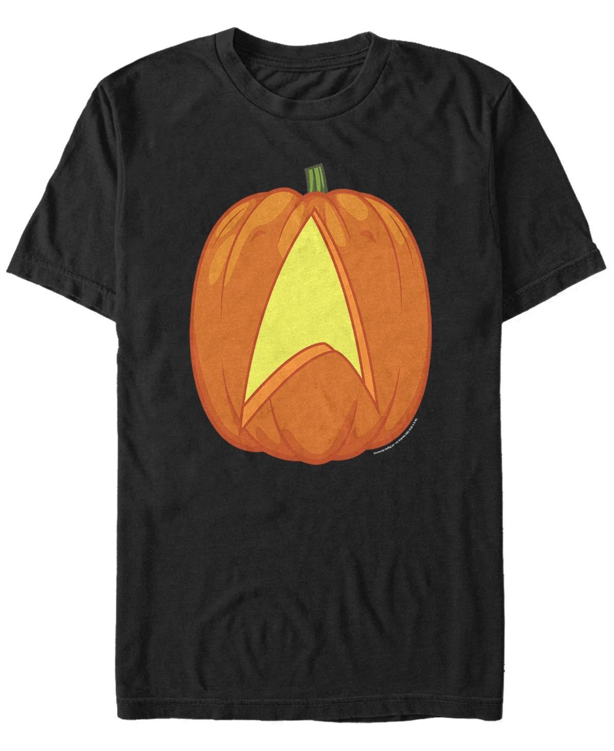 Star Trek Mens Carved Pumpkin Logo Short Sleeve T-Shirt Product Image