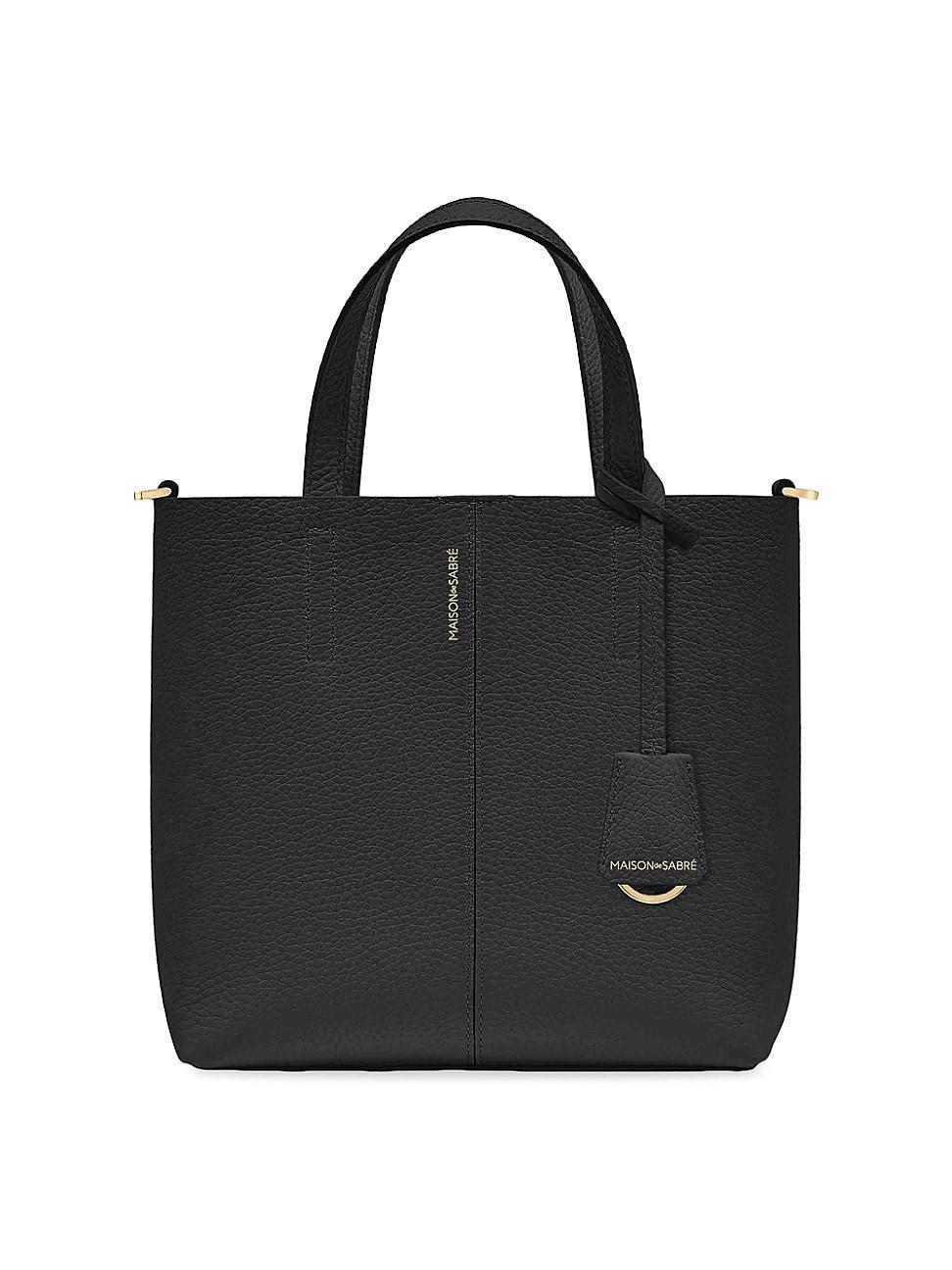 Womens Small Leather Soft Tote Product Image