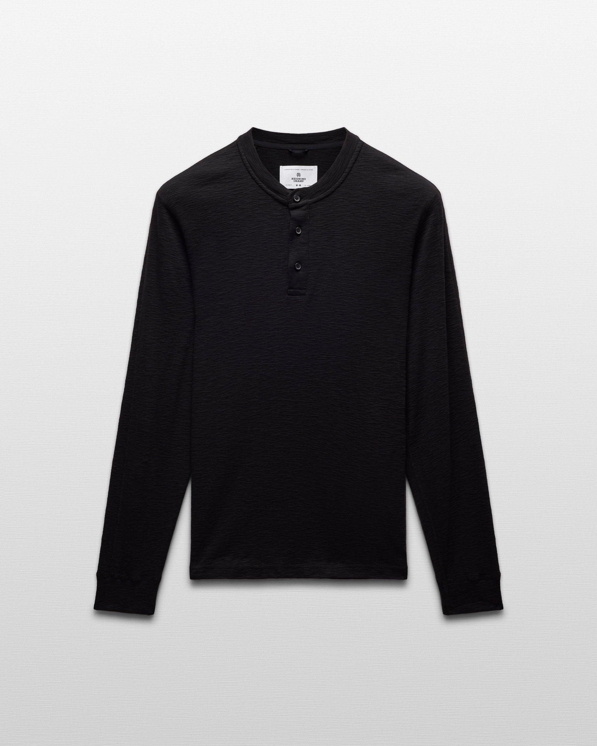 1x1 Slub Henley Male Product Image