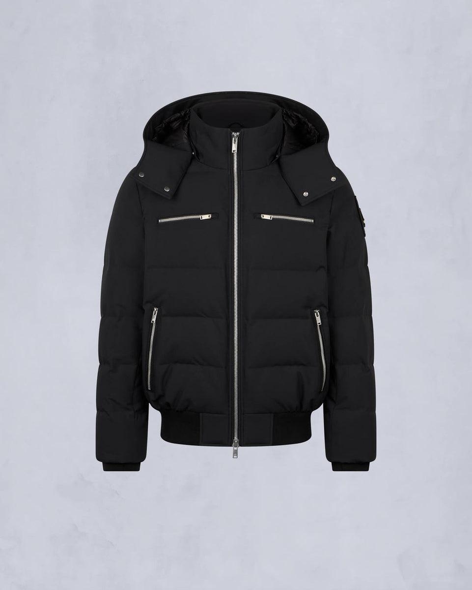 Moose Knuckles Mens Cloud Bomber in Black Product Image