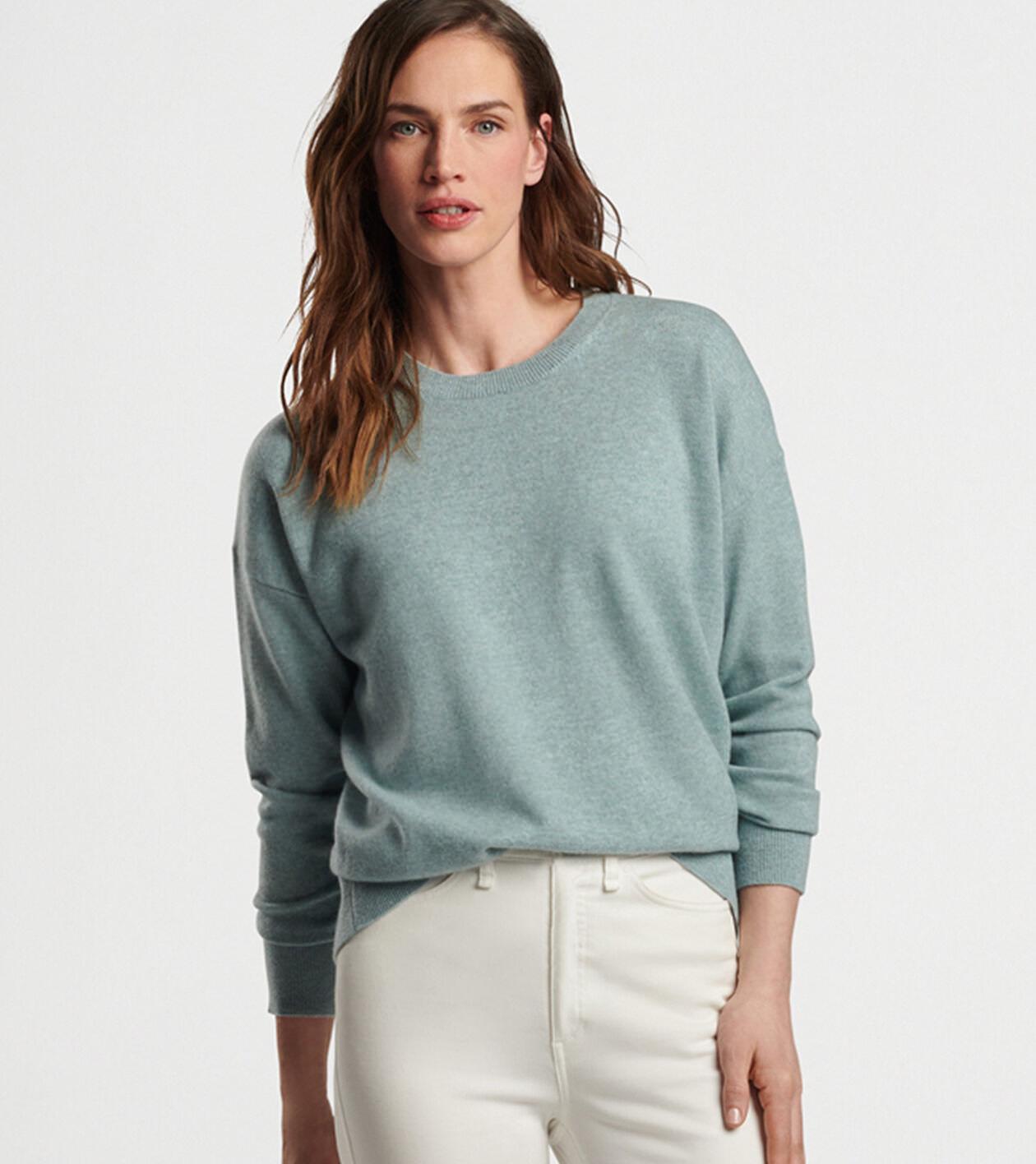 Women's Artisan Crafted Cashmere Crewneck Sweater Product Image