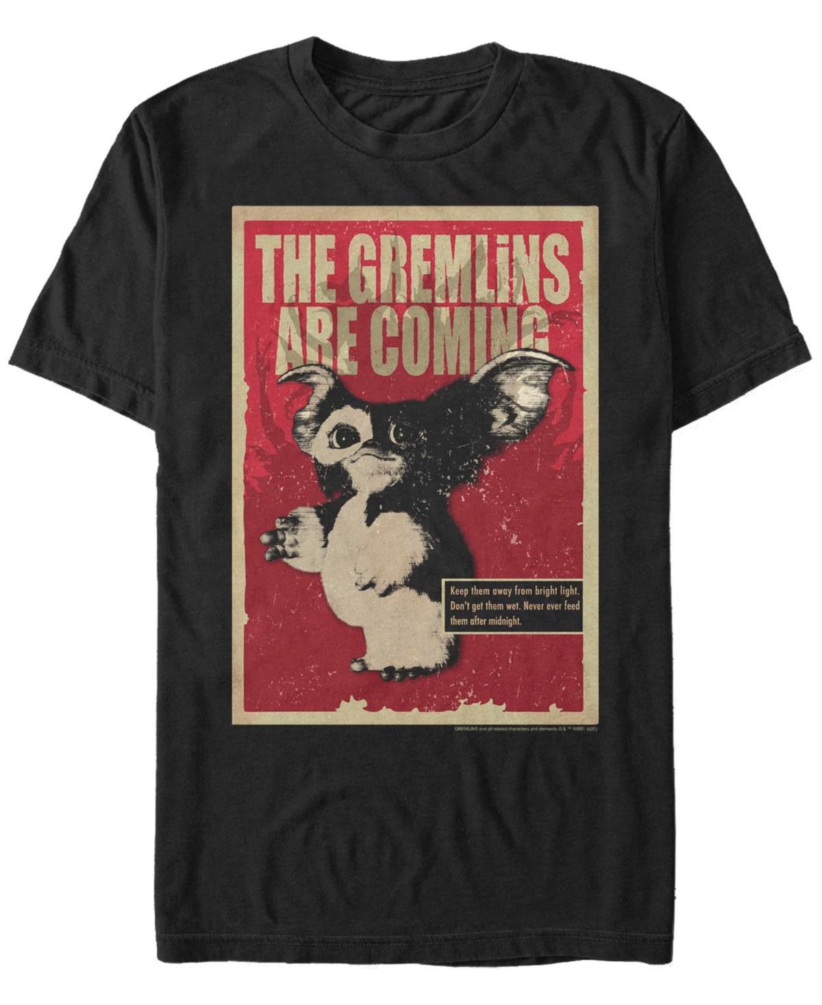 Mens Gremlins Poster Gizmo Retro Tee Product Image