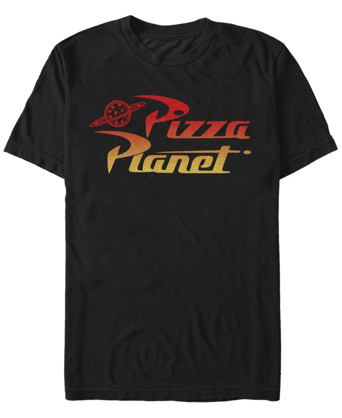 Fifth Sun Mens Pizza Planet Gradient Short Sleeve Crew T-shirt Product Image