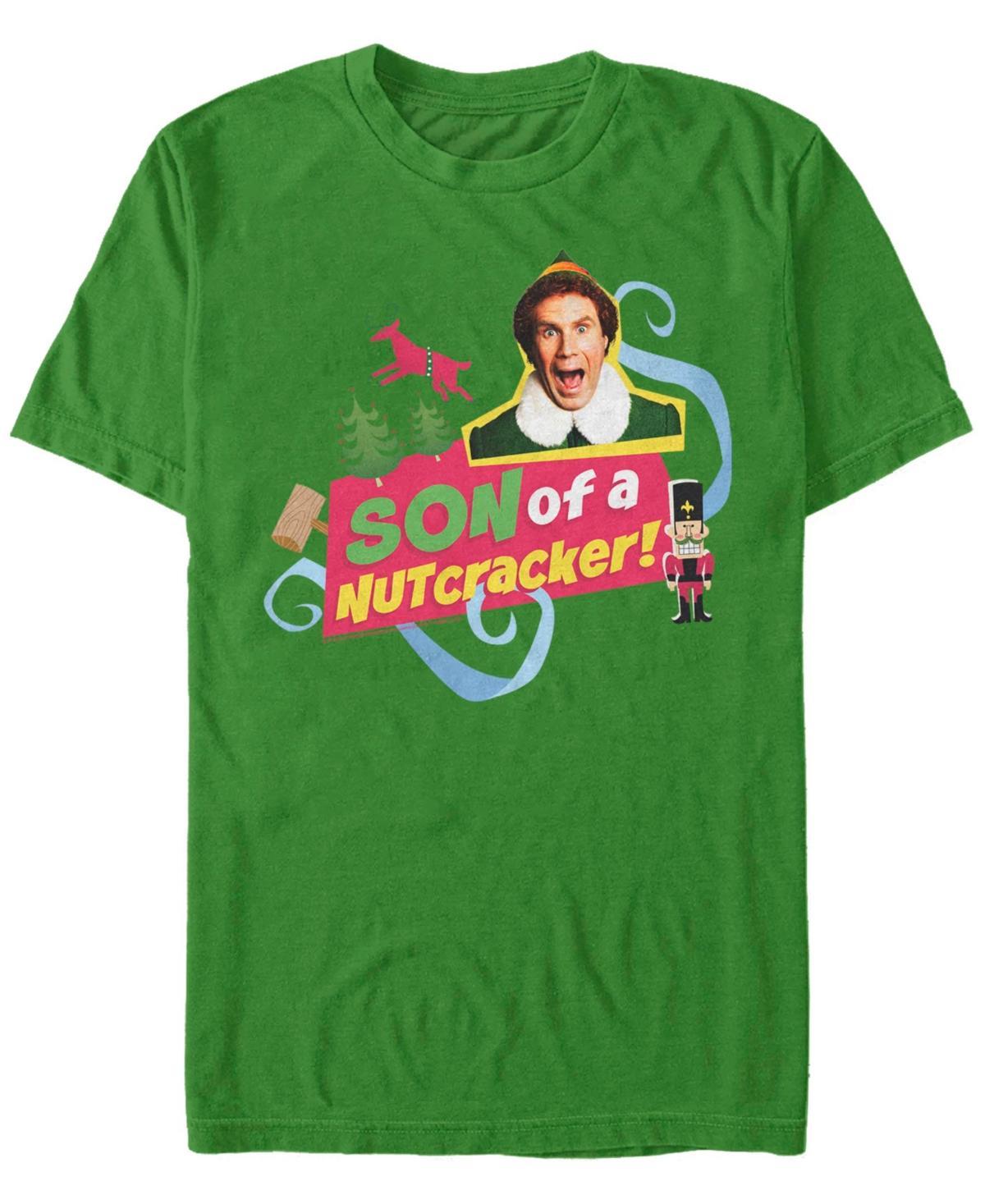 Mens Elf Buddy Son Of A Nutcracker Text Banner Tee Product Image