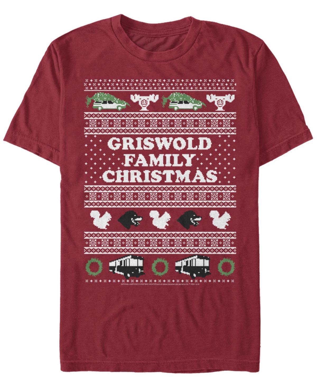 Mens Christmas Vacation Griswold Family Ugly Sweater Tee Product Image