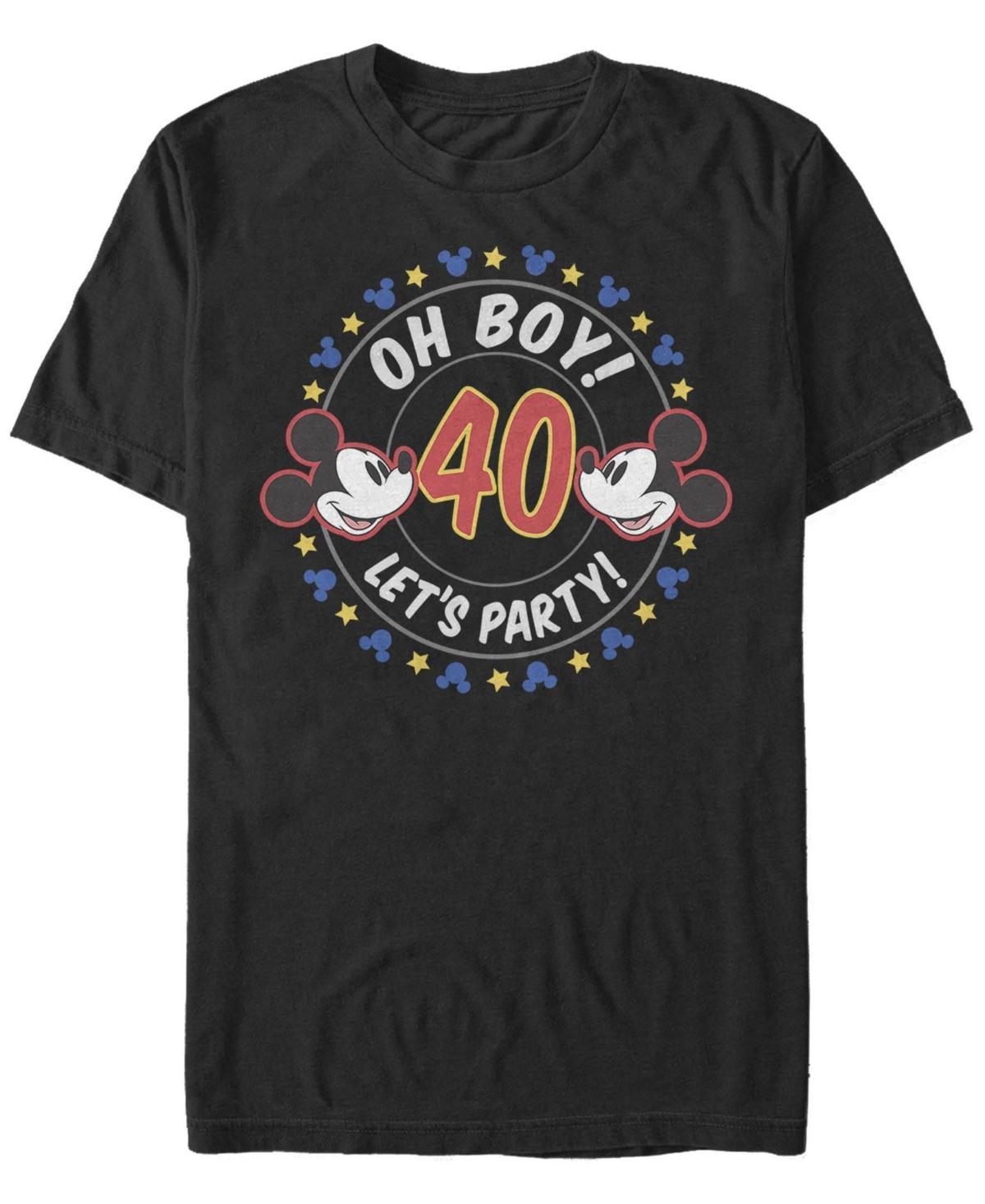 Fifth Sun Mens Oh Boy Mickey 40 Short Sleeve Crew T-shirt Product Image