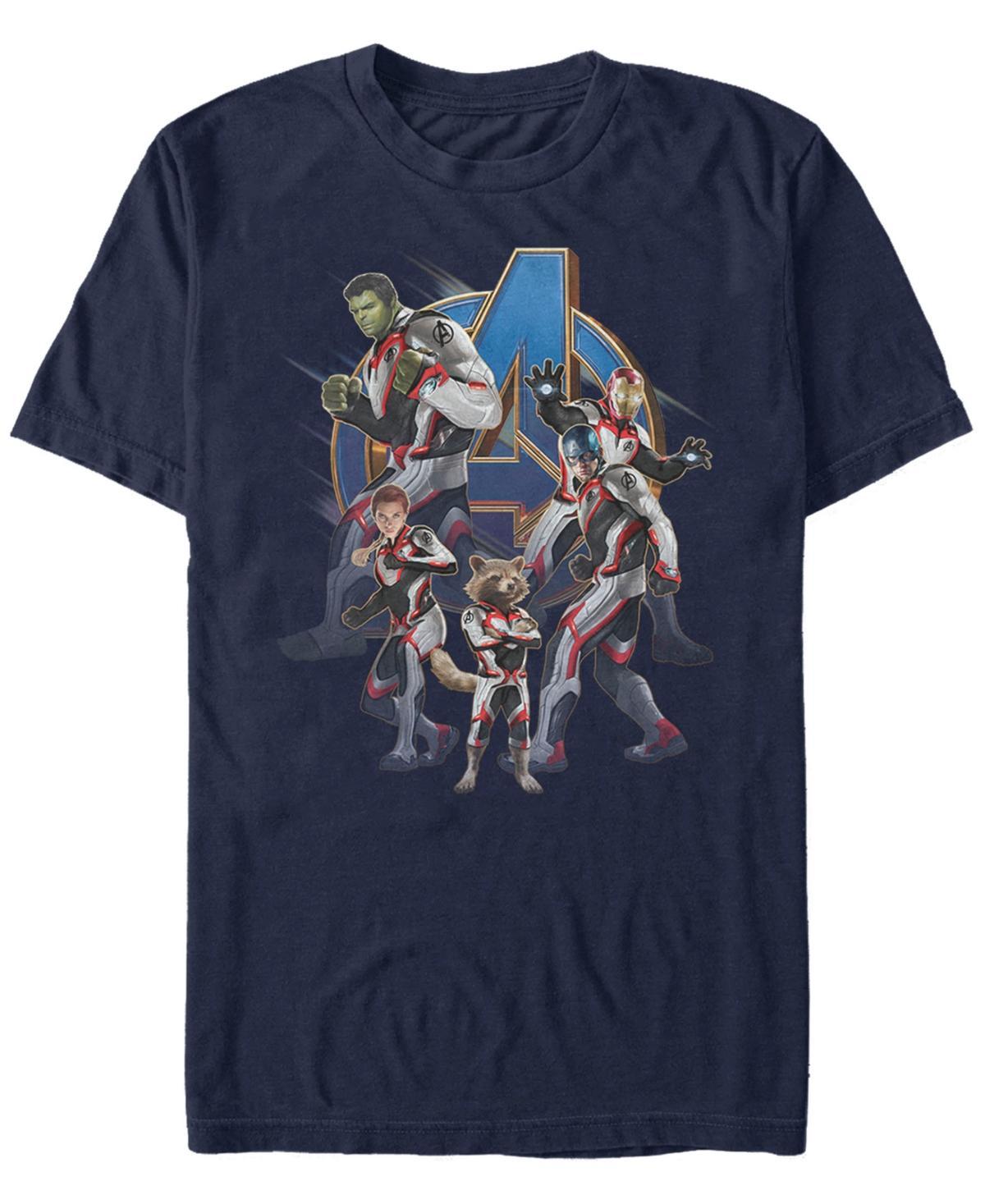 Marvel Mens Avengers Endgame Suit Group, Short Sleeve T-shirt Product Image