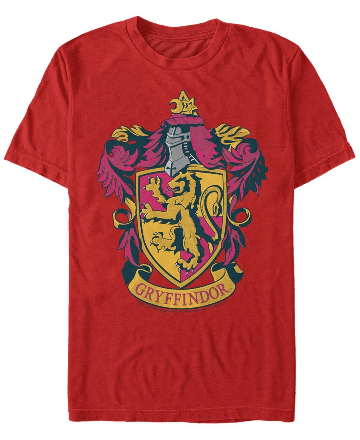 Mens Harry Potter Gryffindor Line Art Crest Tee Product Image