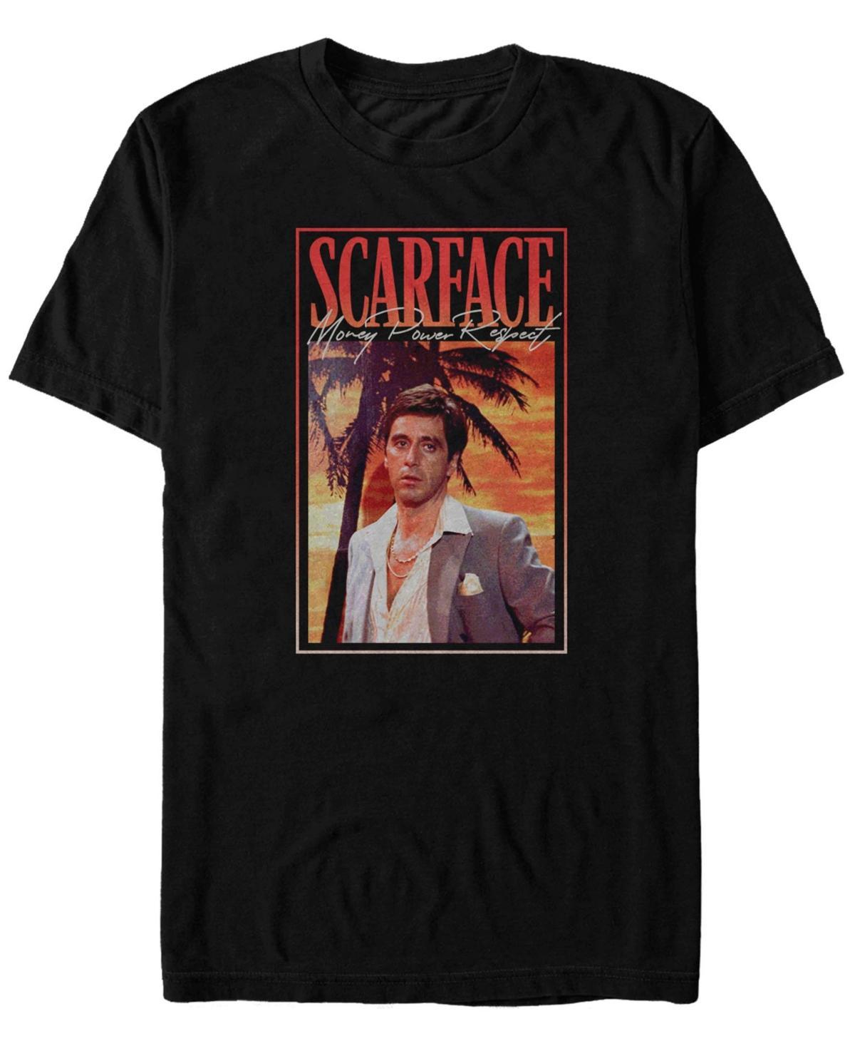 Fifth Sun Mens Scarface Money Power Respect Short Sleeves T-shirt Product Image