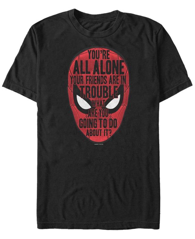 Mens Marvel Spider-Man Tee Black Product Image