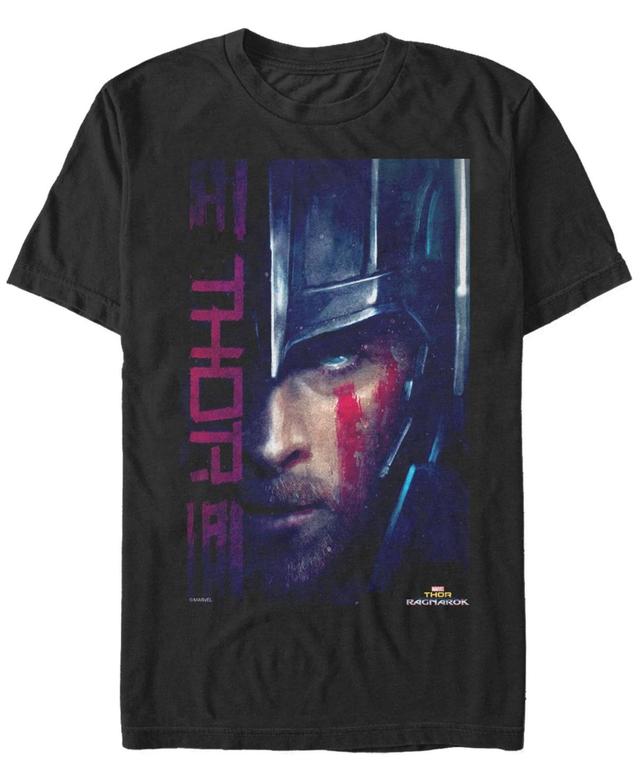 Mens Marvel Thor Ragnarok Might God of Thunder Profile Graphic Tee Product Image