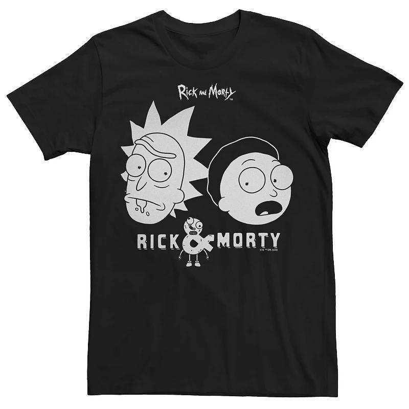 Mens Rick And Morty Logo Face Tee Product Image