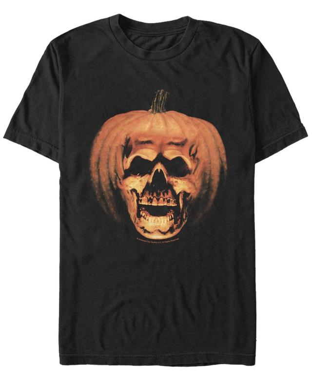 Halloween 2 Mens Carved Pumpkin Big Face Short Sleeve T-Shirt Product Image