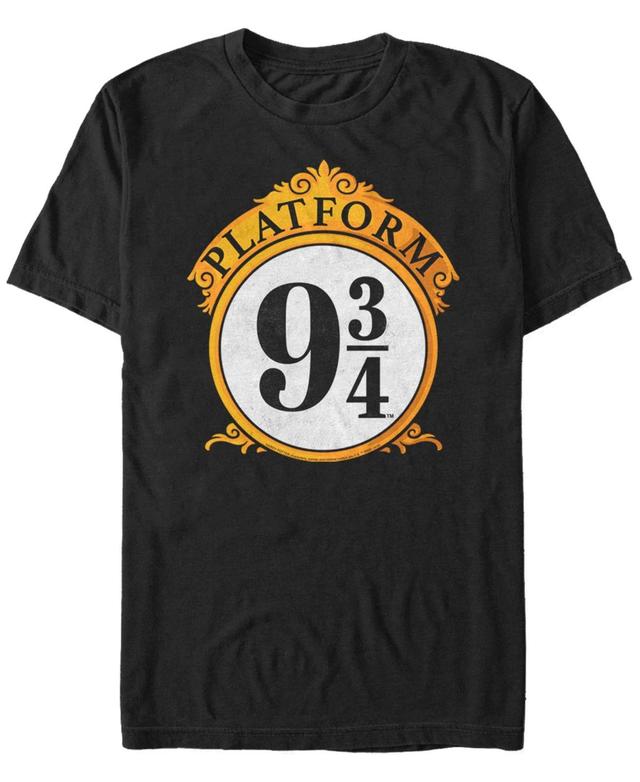 Mens Harry Potter Platform 9 &3/4 Sign Tee Product Image