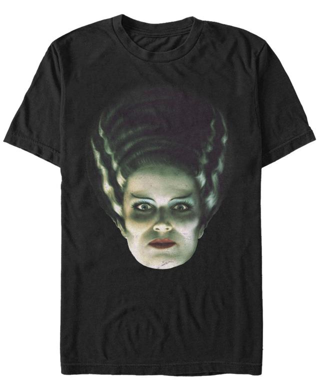 Universal Monsters Mens Frankensteins Bride Big Face Short Sleeve T-Shirt Product Image