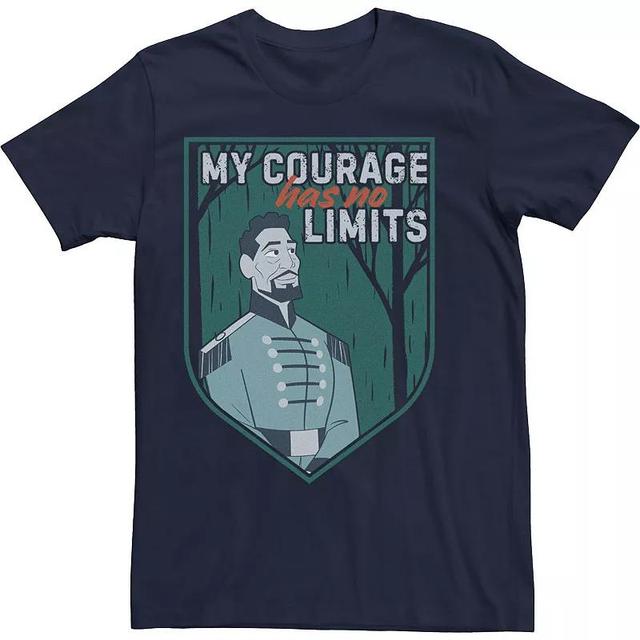 Disneys Frozen 2 My Courage Has No Limits Mens Tee Blue Product Image