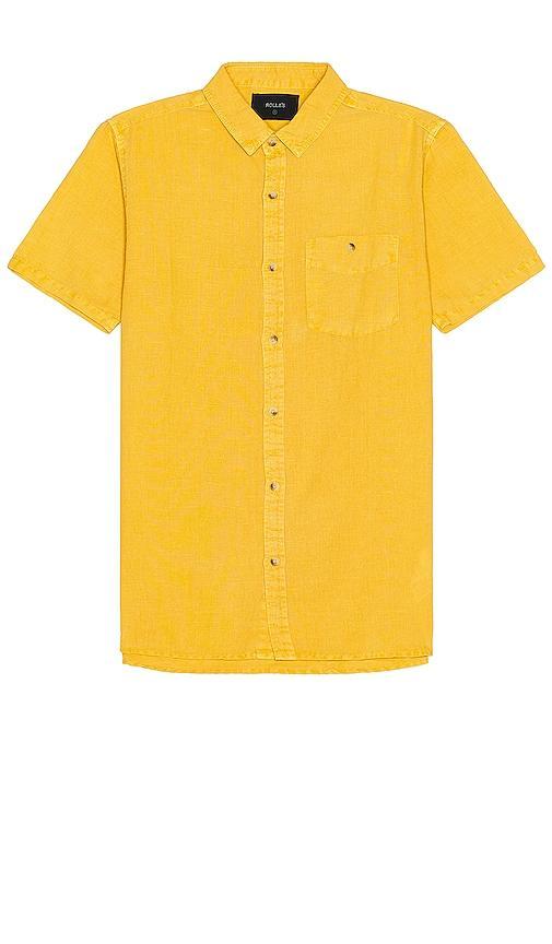 ROLLA'S Men At Work Shirt in Yellow. Product Image