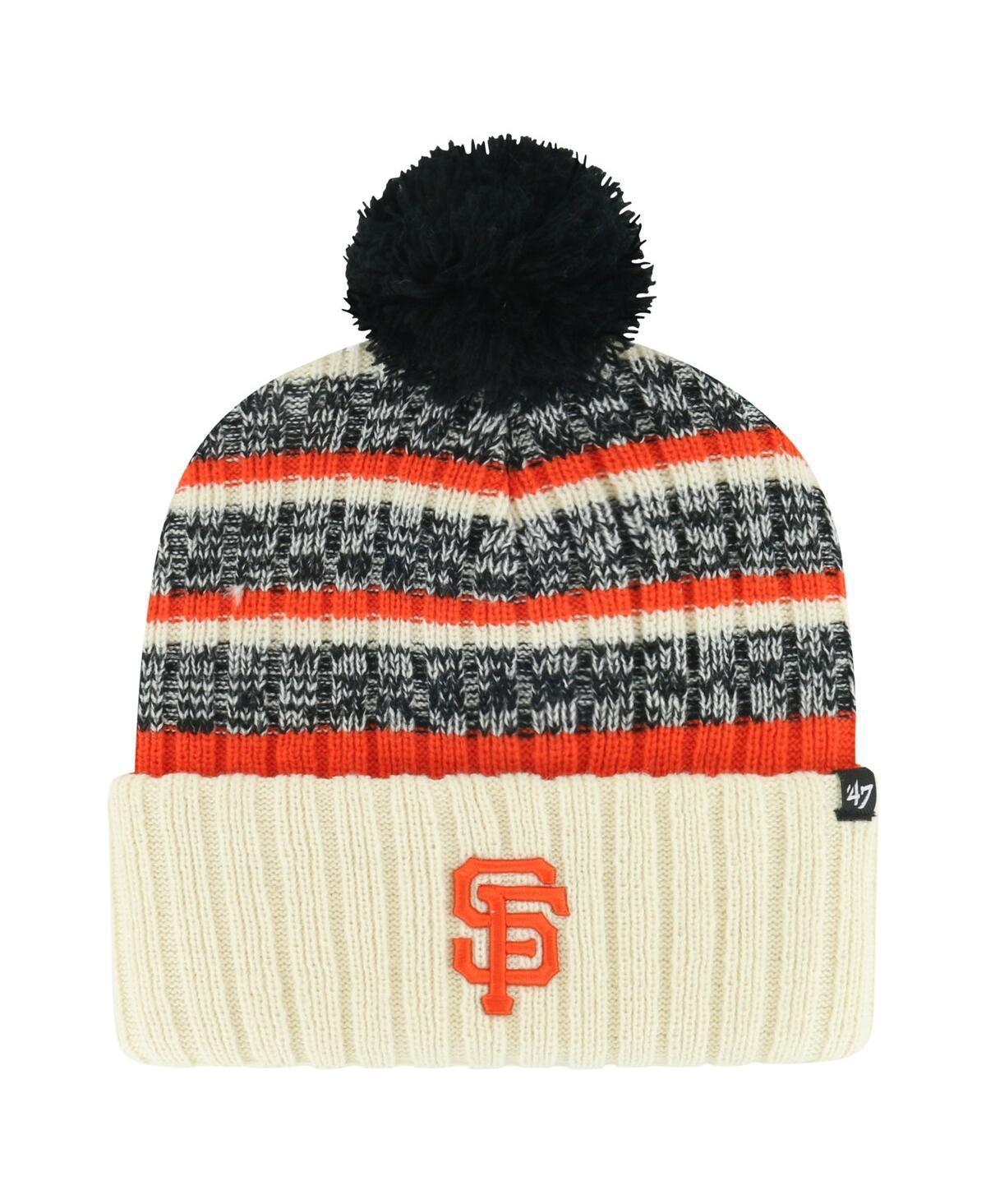 Mens 47 Natural San Francisco Giants Tavern Cuffed Knit Hat with Pom Product Image