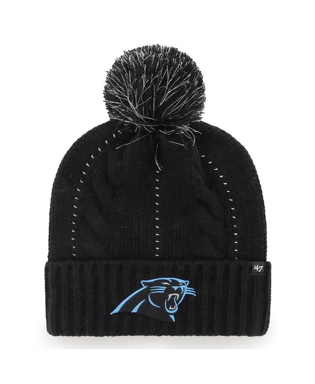 Womens 47 Carolina Panthers Bauble Cuffed Knit Hat with Pom Product Image