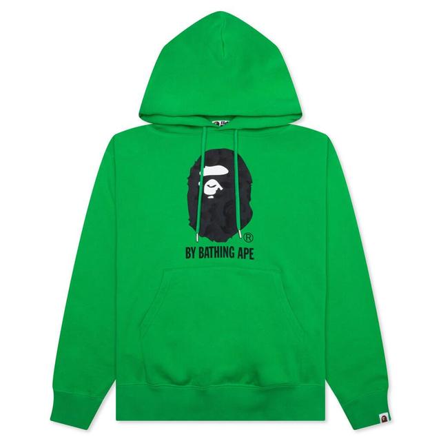 Ink Camo Pullover Hoodie - Green Male Product Image