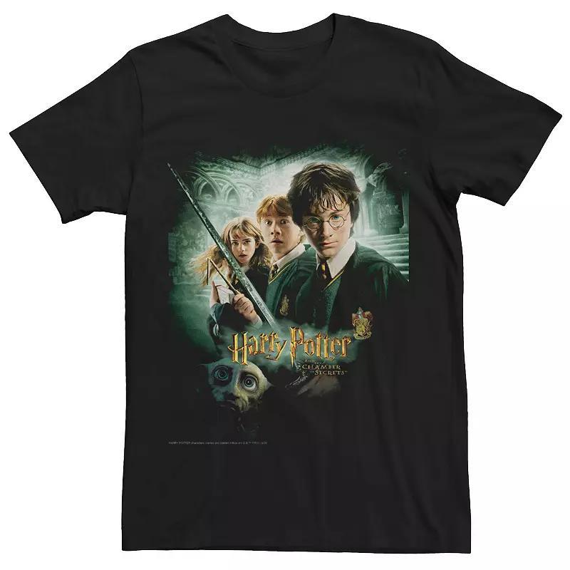 Mens Chamber of Secrets Movie Poster Tee Black Product Image