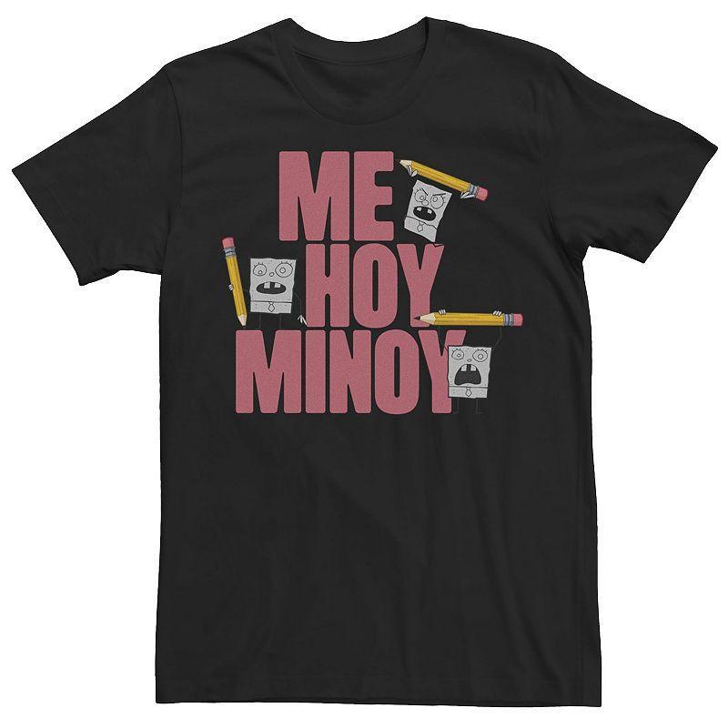 Mens Spongebob Me Hoy Minoy Doodlebob Word Stack Tee Product Image