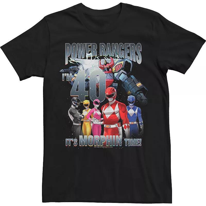 Mens Power Rangers Im 40 Its Morphin Time Tee Product Image