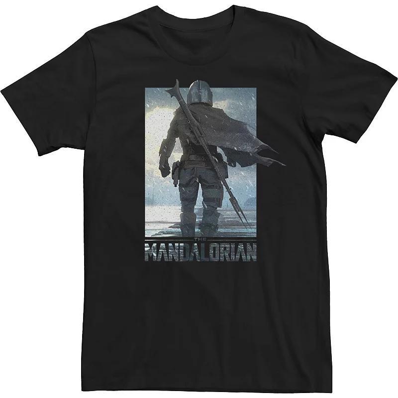 Mens Star Wars Mando Walking Poster Tee Product Image