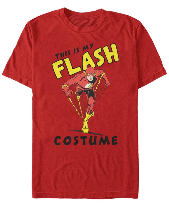 Fifth Sun Dc Mens This Is My Flash Costume Short Sleeve T-Shirt Product Image