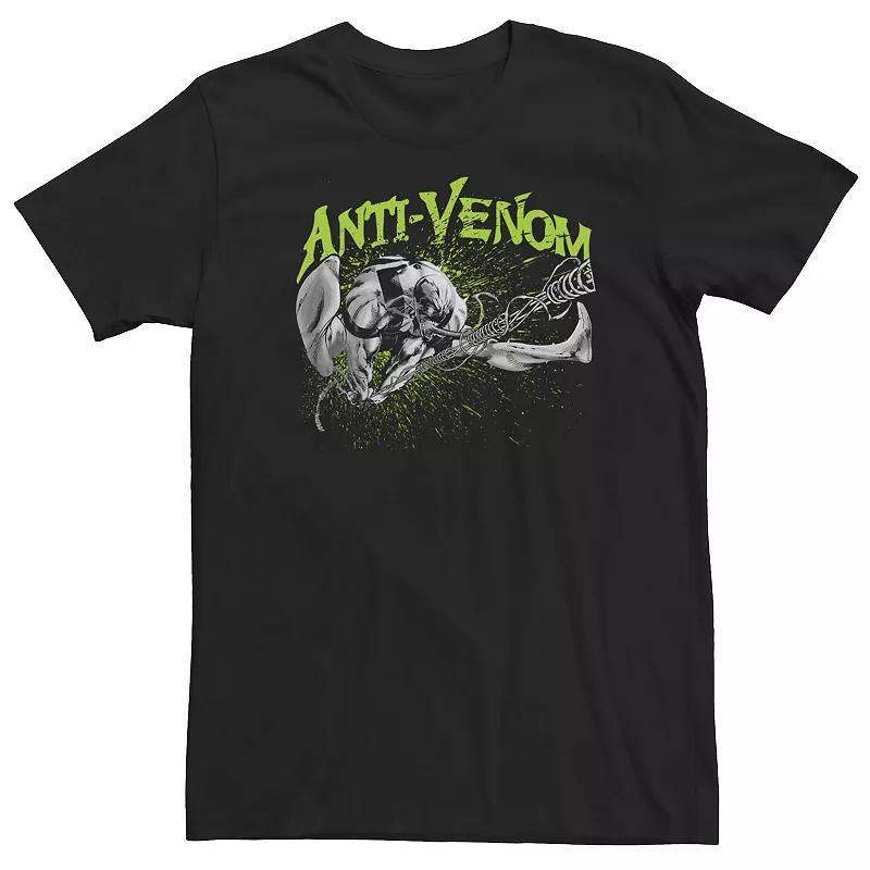 Big & Tall Marvel Venom Anti-Venom Swing Splatter Tee, Mens Product Image