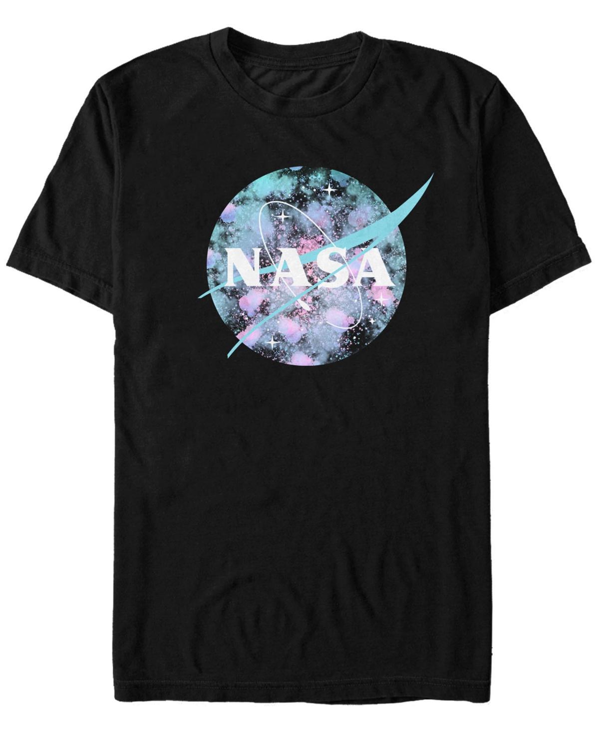 Fifth Sun Nasa Mens Spray Paint Galaxy Logo Short Sleeve T- shirt Product Image