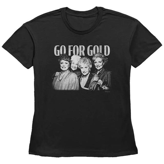 Womens The Golden Girls Go For Gold Graphic Tee Product Image