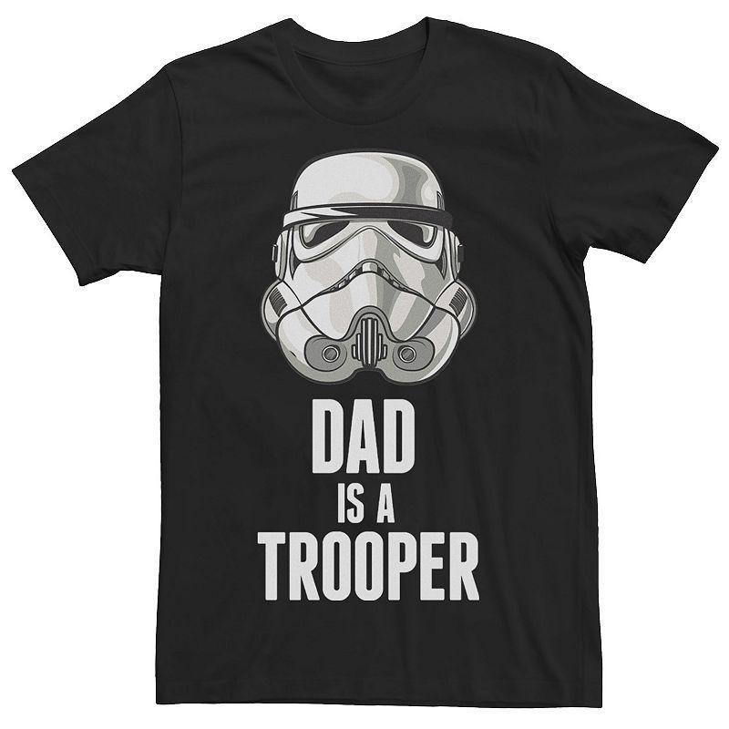 Mens Star Wars Stormtrooper Dad Is A Trooper Graphic Tee Product Image