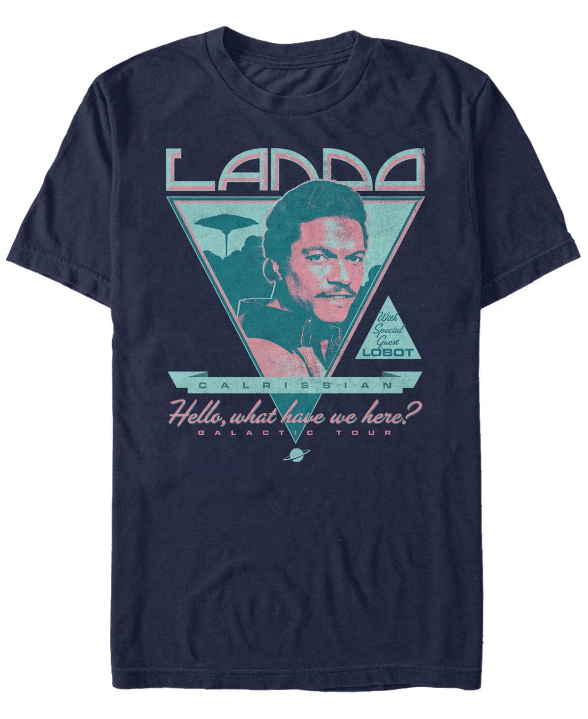 Mens Star Wars Lando Galactic Tour Tee Blue Product Image