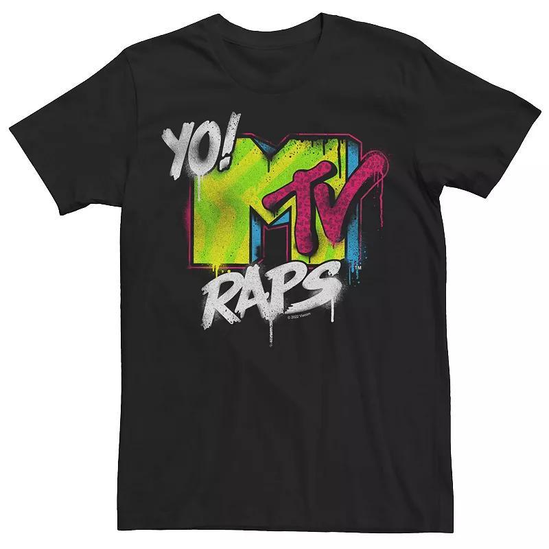 Mens MTV GraffitiPrint Logo Graphic Tee Product Image