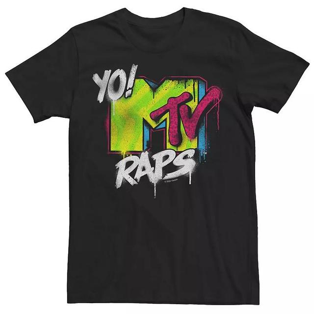 Mens MTV GraffitiPrint Logo Graphic Tee Product Image