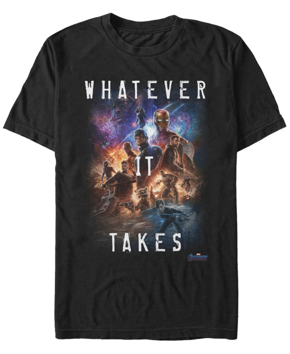 Mens Marvel Avengers: Endgame Movie Poster Whatever It Takes Tee Product Image