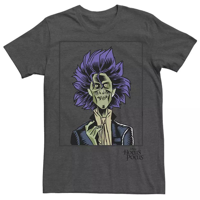 Disneys Hocus Pocus Mens Billy Butcherson Portrait Box Tee Dark Grey Product Image