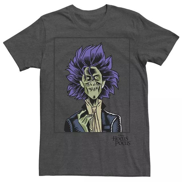 Disneys Hocus Pocus Mens Billy Butcherson Portrait Box Tee Grey Heather Product Image