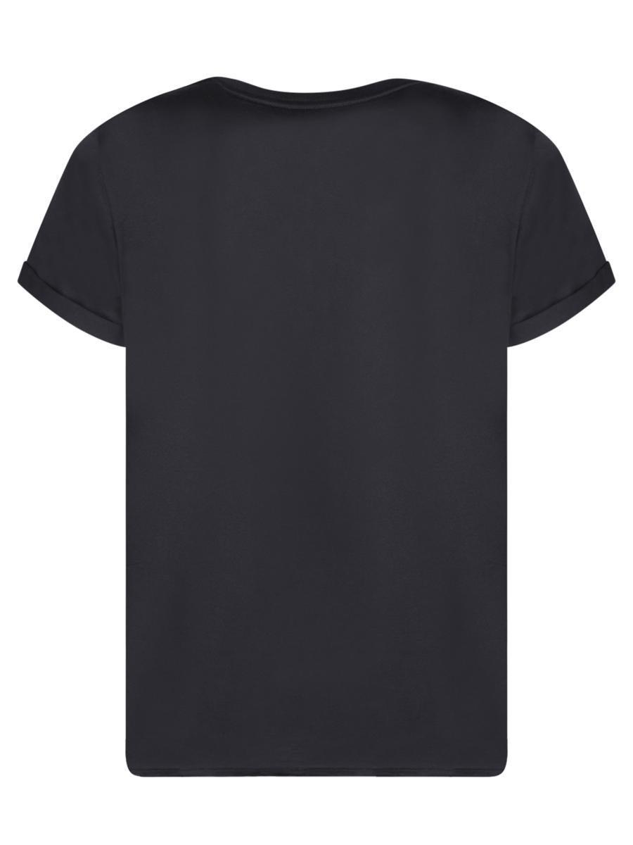 Logo T-shirt In Cotton In Black Product Image