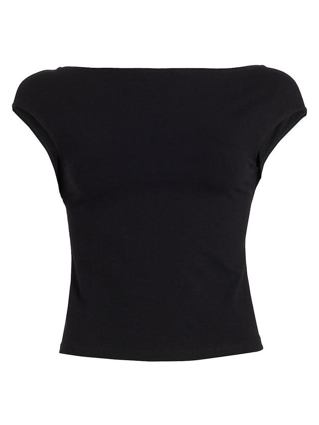 Womens Darra Stretch Cotton T-Shirt Product Image