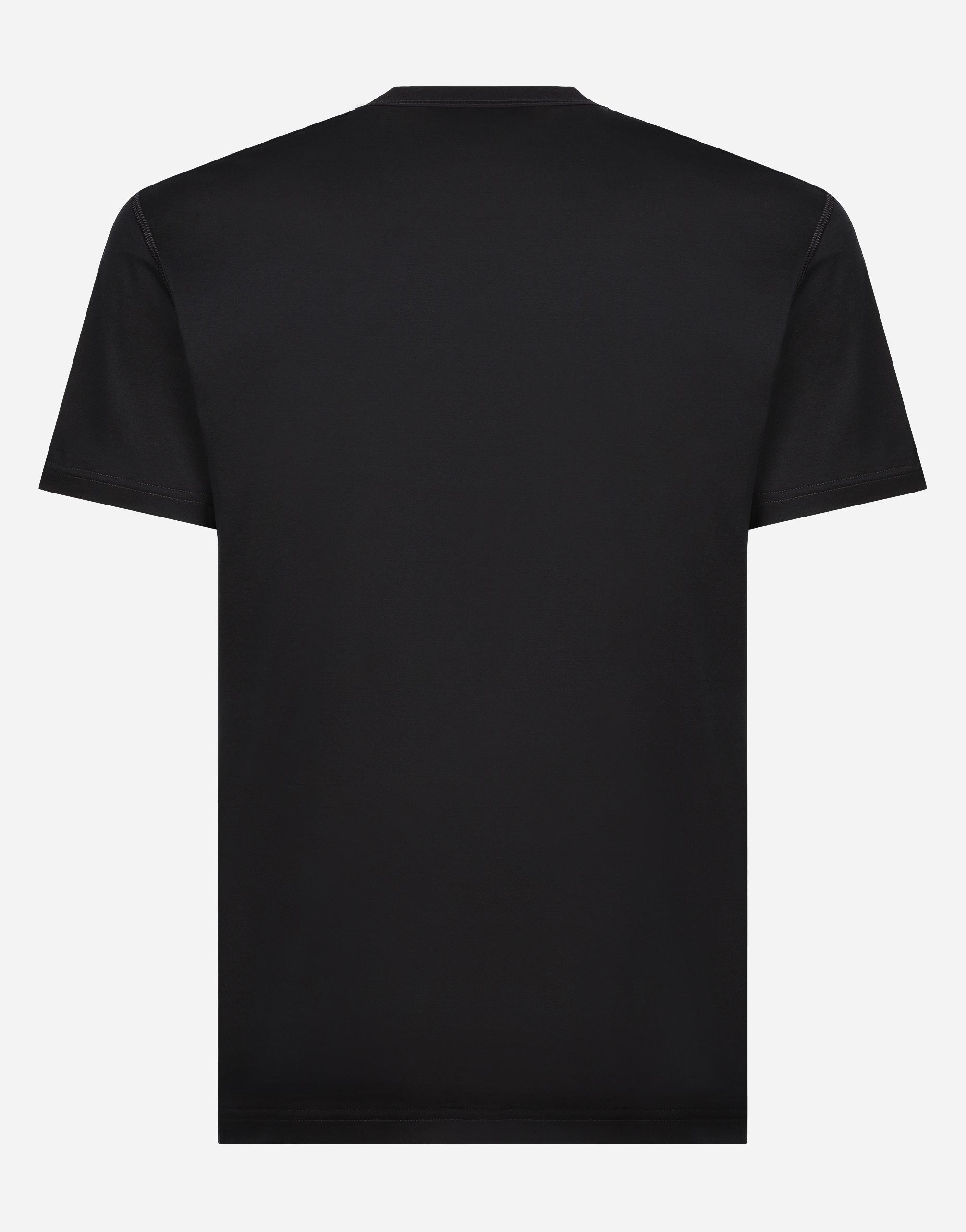 T-shirt With Logo In Black Product Image