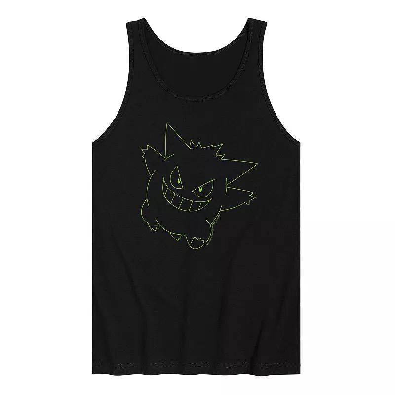 Mens Pokemon Gengar Face Tank Top Product Image